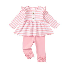 Load image into Gallery viewer, 2T Girl Clothes 3T Toddler Girl Clothes Ruffle Long Sleeve Shirt Solid Pants Toddler Cute Outfits 2 3 Year Old Girl Clothes