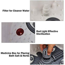 Load image into Gallery viewer, Giantex Foot Spa Bath Massager w/Heat, Water Shower Adjustable in Angles, Motorized Shiatsu Massage Balls & 2 Maize Rollers, Time & Temper Control, LED Display, Home Pedicure Foot Bath Tub, Grey