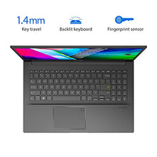 Load image into Gallery viewer, ASUS VivoBook 15 OLED K513 Thin & Light Laptop, 15.6 OLED Display, Intel i5-1135G7 CPU, Intel Iris X Graphics, 12GB RAM, 512GB PCIe SSD, Fingerprint Reader, Windows 10 Home, Indie Black, K513EA-AB54