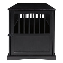 Load image into Gallery viewer, Casual Home Wooden Pet Crate, Black, 27" H