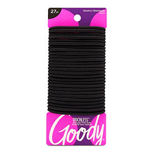 Load image into Gallery viewer, Goody Ouchless Womens Elastic Hair Tie - 27 Count, Black - 4MM for Medium Hair- Hair Accessories for Women Perfect for Long Lasting Braids, Ponytails and More - Pain-Free