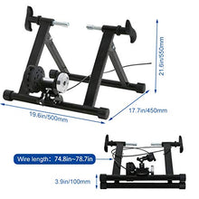 Load image into Gallery viewer, FDW Bike Trainer Stand Bicycle Trainers Road Bike Trainer for Indoor Riding Magnetic Bike Trainer with 5 Levels Resistance