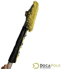 Load image into Gallery viewer, DocaPole 7-30 Foot Wall Duster Extension Pole | Chenille Microfiber Cleaning Head | For Use by Hand or with an Telescopic Pole | High Reach Duster for Walls and High Ceilings | Washable Cleaning Cloth