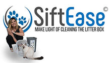 Load image into Gallery viewer, SiftEase Litter Box Cleaner Litter Sifter - No More Scooping | Works with Any Cat Litter Box to Clean Litter, Eliminate Odors, and Allows Reuse of The Litter (Original)