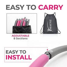 Load image into Gallery viewer, Haunz Exercise Hula Hoop for Adults | Weighted Hula Hoops with Carry Bag for Storage and Jump Rope | Women Workout Equipment Hoola Hoop | 2 lbs Weighted Hula-Hoops for Weight Loss & Burning Fat