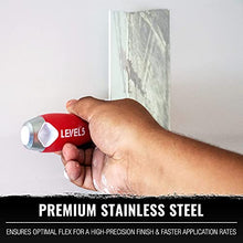 Load image into Gallery viewer, 8" Soft-Grip Stainless Steel Taping Knife - LEVEL5 | Pro-Grade | Metal Hammer End | 5-134