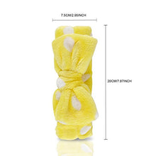 Load image into Gallery viewer, Bow HeadBands, Teenitor Women Headbands for Makeup Cosmetic Facial Shower Spa Elastic Hair Band Hairlace Headband for Baby girls Yellow Blue Green Purple Pink, 5pcs