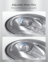 Load image into Gallery viewer, PETLIBRO Cat Water Fountain Stainless Steel, Hygienic Material, Super Quiet Easy Clean, Adjustable Water Flow, Healthy Pet Water Fountain, Dishwasher Safe 67oz/2L Dog Water Dispenser for Cats & Dogs