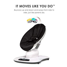 Load image into Gallery viewer, 4moms mamaRoo 4 Baby Swing | Bluetooth Baby Rocker with 5 Unique Motions | Smooth, Nylon Fabric | Black Classic