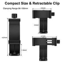 Load image into Gallery viewer, Fufly Phone Tripod, Adjustable Tripod for Phone & Camera, 54in Travel Video Tripod Phone Stand with Bluetooth Remote & Smartphone Holder Fit iPhone Xs/Xr/Xs Max/X/8/Galaxy/Huawei/Samsung/GoPro Camera