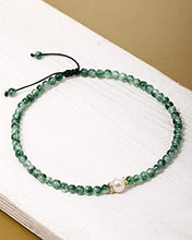 Load image into Gallery viewer, XHUUU Moss Agate Anklet Bracelet For Women Beach Foot Jewelry Healing Crystal Bracelets for Womens Yoga Meditation Balance