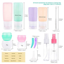 Load image into Gallery viewer, 16 Pack Travel Bottles Set for Toiletries, Morfone TSA Approved Travel Containers Leak Proof Silicone Squeezable Travel Accessories 2oz 3oz for Shampoo Conditioner Lotion Body Wash ( BPA Free )