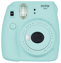 Load image into Gallery viewer, Fujifilm Instax Mini 9 Instant Film Camera (Ice Blue) + Instax Film (10 Shots) + Pleather Case + 64 Pocket Album+ Photix Self-Standing Frames + Stick-on Frames Exclusive Instax Design Bundle