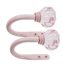 Load image into Gallery viewer, Beme International Kid's Acrylic Crown Holdback Pair, 5/8-Inch, Pink