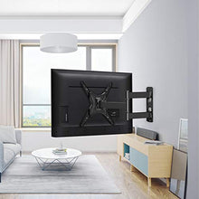 Load image into Gallery viewer, MOUNTUP TV Wall Mount, Full Motion Tilting TV Mount Bracket for Most 26-55 Inch Flat Curved TVs with Articulating Arms, Wall Mount TV Bracket with Max VESA 400X400mm and 88lbs, Fits Single Stud MU0014