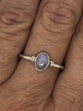 Load image into Gallery viewer, Oval Moonstone Delicate Ring 925 Sterling Silver Vintage Boho Chic (5)