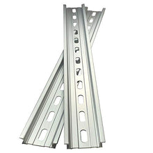 Load image into Gallery viewer, 2 Pieces DIN Rail Slotted Aluminum RoHS 12" Inches Long 35mm Wide 7.5mm High