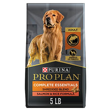 Load image into Gallery viewer, Purina Pro Plan High Protein Dog Food With Probiotics for Dogs, Shredded Blend Salmon & Rice Formula - 5 lb. Bag