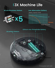 Load image into Gallery viewer, Robot Vacuum Cleaner, Super Thin 2.7inch with 600ml Dust Bin, Double M201 Suction 200 mins Runtime, Tangle-Free Robotic Vacuum and Mop, Good for Pet Hair, Low Pile Carpet, Lefant F1