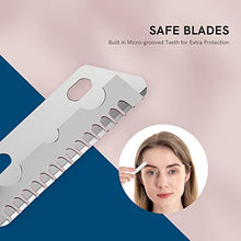 Load image into Gallery viewer, Eyebrow Razor for Women, Face Razors for Women, Dermaplane Razor for Women Face, Eyebrow Trimmer, Multipurpose Exfoliating Dermaplaning Tool, Facial Hair Removal, 6 Pack