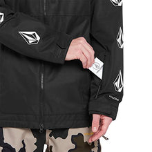 Load image into Gallery viewer, Volcom Men's Deadly Stones Snow Jacket, Black S2, Large