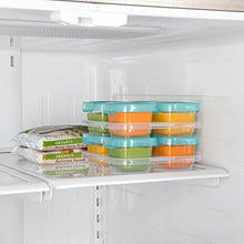 Load image into Gallery viewer, OXO Tot Baby Blocks Food Storage Containers, Aqua, 4 oz