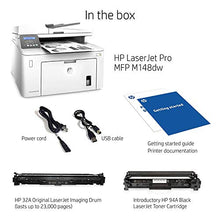 Load image into Gallery viewer, HP Laserjet Pro M148dw All-in-One Wireless Monochrome Laser Printer, Mobile & Auto Two-Sided Printing, Works with Alexa (4PA41A)