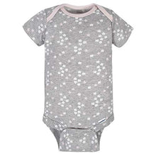 Load image into Gallery viewer, GERBER Baby Girls 4-Pack Short Sleeve Onesies Bodysuits, Pink Butterfly, 0-3 Months