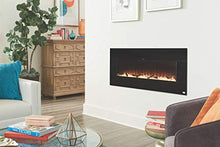 Load image into Gallery viewer, BurnBrite Electric 50 Inch Fireplace Recessed and Wall Mount Crystals and Driftwood