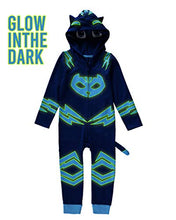 Load image into Gallery viewer, PJ Masks Toddler Boys Catboy Glow In the Dark Costume with 3D Ears and Detachable Tail Blue 2T