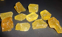 Load image into Gallery viewer, Sublime Gifts - Honey Calcite (Mexico) A Grade Natural Rough Honey Calcite Metaphysical Crystal Healing Gemstones - 10 Piece Set
