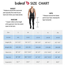 Load image into Gallery viewer, BALEAF Men's Thermal Cycling Bib Tights 3D Padded Pants Long Bike Winter Gear Cold Weather Fleece Lined Leggings Black Size L