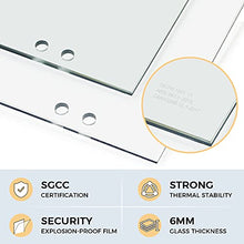 Load image into Gallery viewer, DELAVIN 57-59 in. Semi-Frameless Bypass Shower Door, Bathroom Sliding Shower door, SGCC Tempered Glass Door with Explosion-Proof Film, Stainless Steel, Aluminum