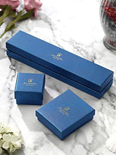 Load image into Gallery viewer, Gem Stone King 925 Sterling Silver Blue and White Created Sapphire Wedding Band Ring For Women (1.00 Cttw)