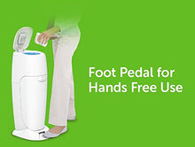 Load image into Gallery viewer, Playtex Diaper Genie Complete Pail with Built-In Odor Controlling Antimicrobial, Includes Pail & 1 Refill, White