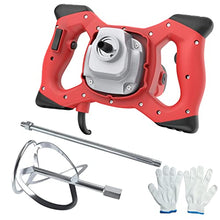 Load image into Gallery viewer, IMAYCC Portable Concrete Mixers 2100W Adjustable 6 Speed Handheld Electric Concrete Cement Mixer Thinset Mortar Grout Plaster Paint Mixer Stirring Tool AC 110V