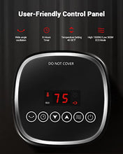 Load image into Gallery viewer, Aikoper Space Heater, 1500W Ceramic Tower Heater, Portable Electric Oscillating Heater with Adjustable Thermostat, ECO Mode, Remote Control, 8-Hrs Timer, Overheat & Tip-over Protection for Indoor Use