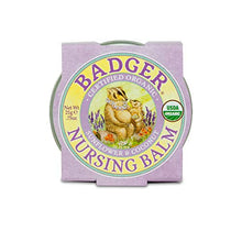 Load image into Gallery viewer, Badger - Nursing Balm, Sunflower & Coconut, Certified Organic Nipple Balm for Breastfeeding, Soothe & Protect, Nipple Butter, 0.75 oz