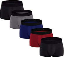 Load image into Gallery viewer, ADOLPH Men's Boxer Briefs 5 Pack No Ride-up Breathable Comfortable Cotton Sport Underwear-2B1G1R1D-S-1