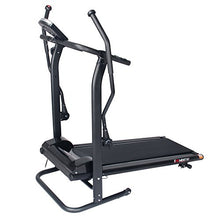 Load image into Gallery viewer, EFITMENT Adjustable Incline Magnetic Manual Treadmill w/Pulse Monitor (Upgraded-Arm Exercisers)
