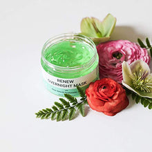 Load image into Gallery viewer, Renew Overnight Sleeping Facial Mask by Doppeltree with Aloe Vera & Hyaluronic Acid - Hydrating Face Mask for Night Time Skin Repair - Formulated in San Francisco
