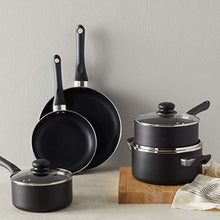 Load image into Gallery viewer, Amazon Basics Non-Stick Cookware Set, Pots and Pans - 8-Piece Set