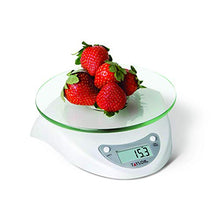 Load image into Gallery viewer, Taylor Precision Products Digital Kitchen Scale with Glass Platform, Tare Button, and Plastic Body Weighs Up to 6.6 Pounds Capacity