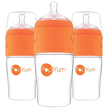 Load image into Gallery viewer, PopYum 9 oz Anti-Colic Formula Making/Mixing/Dispenser Baby Bottles, 3-Pack