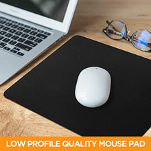 Load image into Gallery viewer, Quality Selection Superb Mouse Pad for Computer & Laptop, Non-Slip Rubber Base Mousepad, Mouse Pads for Home, Office & Gaming 7.75 x 9.25 in, Black