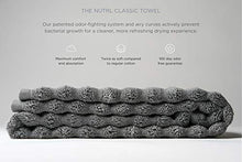 Load image into Gallery viewer, Nutrl Home Classic Bath Towel Set - Antimicrobial 100% Supima Cotton (Grey) Premium Luxury Bath, Hand, Washcloth Towels Perfect for Hotels, Travel, Bathrooms, Spa, and Gym