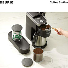 Load image into Gallery viewer, Keurig K-Cup Pod & Ground Coffee Storage Unit, Coffee Storage, Holds up to 12 ounces of Ground Coffee & 12 K-Cup Pods, Black