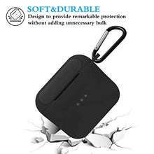 Load image into Gallery viewer, Naomo Silicone Case for Skullcandy Indy, Soft and Flexible, Scratch/Shock Resistant Silicone Cover for Skullcandy Indy Headphones (Black)