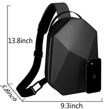 Load image into Gallery viewer, Carrying Case for Oculus Quest 2, Hard Travel Case for Meta/Oculus Quest 2 VR Headset and Controllers Accessories Protective Crossbody Shoulder Chest Backpack Fit for Elite Strap with Storage Bag