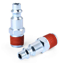 Load image into Gallery viewer, GASHER 1/4-Inch NPT Male Industrial Air Plug, Pneumatic Plugs 300PSI (20-Pack)